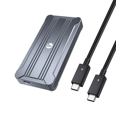 40Gbps NVMe Enclosure,V VCOM M.2 NVMe SSD Enclosure, Aluminum Alloy External ...