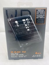WD_BLACK P10 Game Drive 4TB Works With PS5+XBOX X/S Open Box