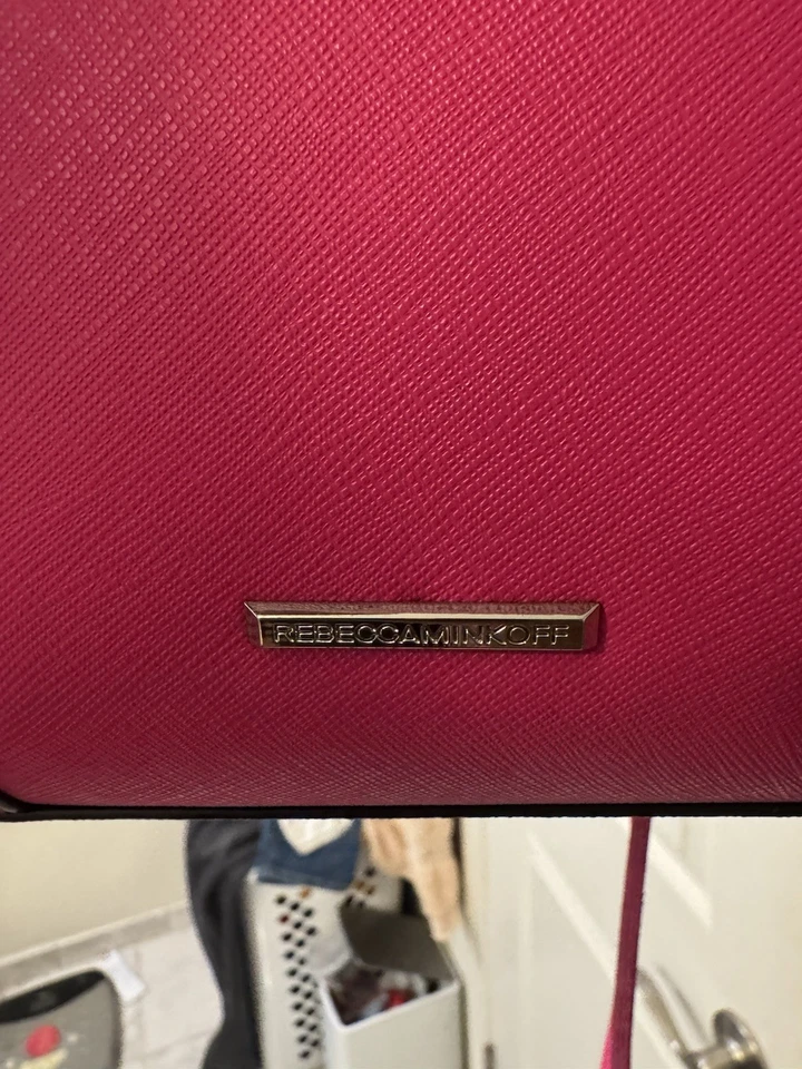 Rebecca Minkoff Tote Bag Crossbody Leather Mini MAB Watermelon New $195 - Image 3 of 4