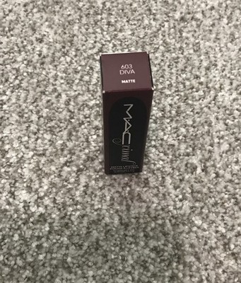MAC MACXIMAL lipstick # 603 DIVA Retro Matte Rouge A Levres 0.12 oz/ 3.5 g
