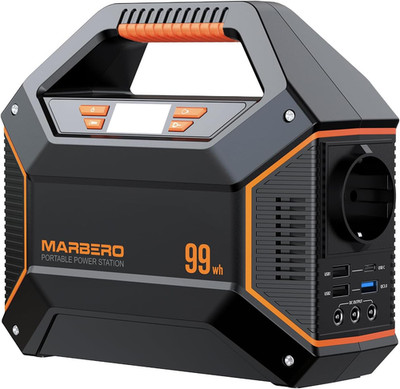 Tragbare Powerstation 99Wh / 27000Mah Mit 230V Powerbank Mit Steckdose, 150W AC,