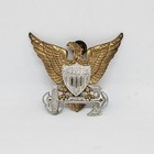 WWII Gold & Silver USCG Coast Guard Officer Barracks Hat Badge by Vanguard — photo 9