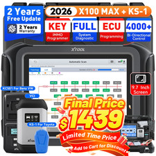 2026 Xtool X100max Ks-1 Auto Immo Key Programmer Diagnostic Tool Ecu Programming