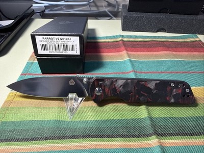 QSP Parrot V2 QS102-I ~ D2 ~ Red Shredded CF