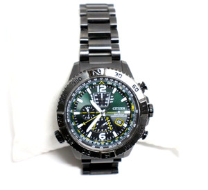 CITIZEN 腕時計　H804 Citizen Promaster Navihawk H804-S126789 48mm Green Dial w/ Box | eBay