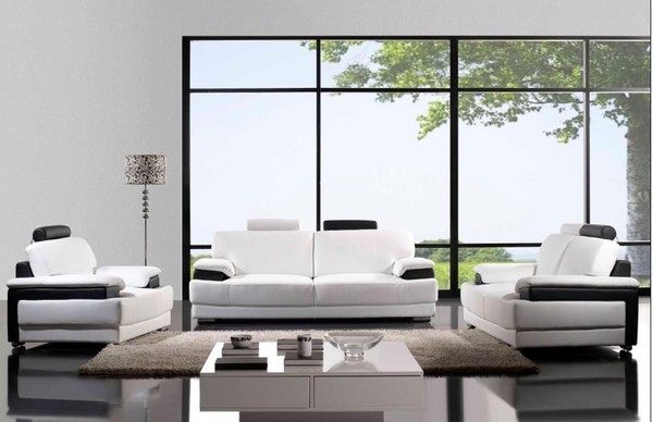Sofa Sofagarnitur Ledersofa Couchen Sitzer Set Sofa Polster Couch 3Tlg Sessel-image