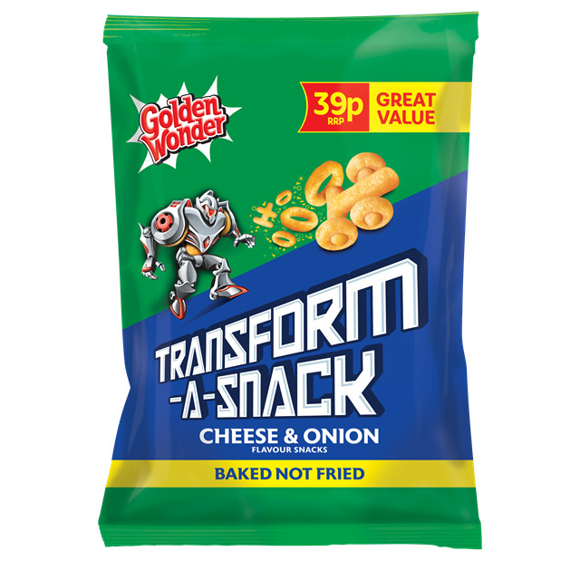 Golden Wonder Transform A Snack Cheese and Onion 30g 30 Pack