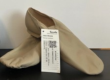 New Jazz Shoes Tan Taupe Beige youth Sasha Leather Size 3