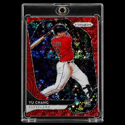 Yu Chang RARE Red Silver Foil Refractor Holo Prizm Investment SSP Japan /99