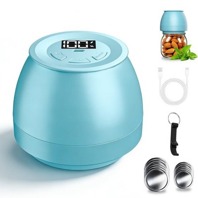 Zivif Electric Mason Jar Vacuum Sealer, Rechargeable Vacuum Sealing Kit for Wide