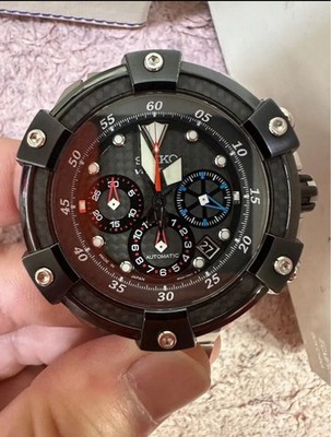 SEIKO Velatura SRQ001J1 8R28 Auto Chronograph Excellent w/Box & Papers