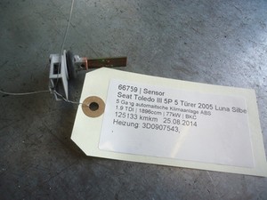 Seat Toledo III 5P Sensor Heizung: 3D0907543 1.9 TDI 77kW BKC 66759