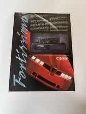 Original 1993 Alfa Romeo SZ ES30 Coupe Red Clarion Magazine Advert Poster Retro,