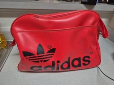 Vintage Adidas 1980 s Vinyl Travel Airline To...