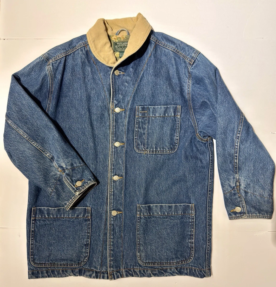 Lauren Ralph Lauren Denim Jacket Vintage Coats, Jackets & Vests