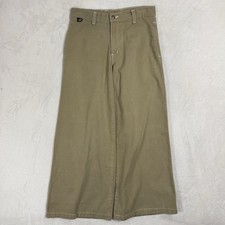 Vintage KIK GIRL Wide Leg Pants Size 7 Utility Baggy Skater Streetwear 90s Y2K