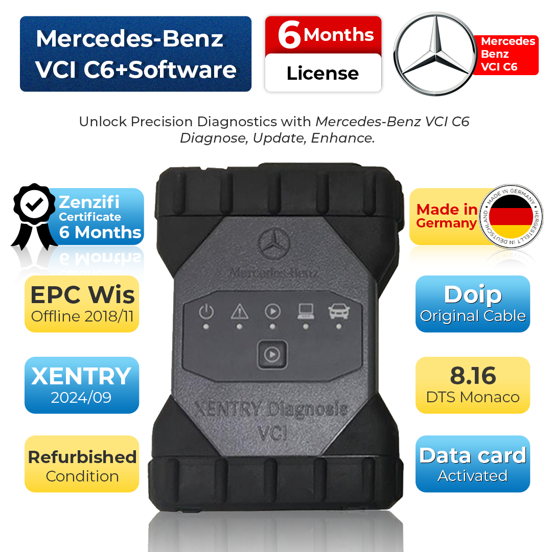Mercedes-Benz セキュリティA219820322664 新品　未使用 Genuine OEM VCI C6 and Software Diagnostic Interface for Mercedes