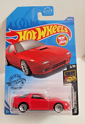 Hot Wheels 2020 Nightburnerz  '89 Mazda Savanna RX-7  FC3S Red