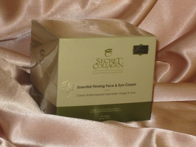 SECRET COLLAGEN ESSENTIAL FIRMING FACE & EYE CREAM 50 ml. NEW- SEALED!!