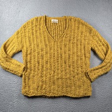 Urban Outfitters Sweater Womens S Pullover Chunky Knit V Neck Oversized Boxy