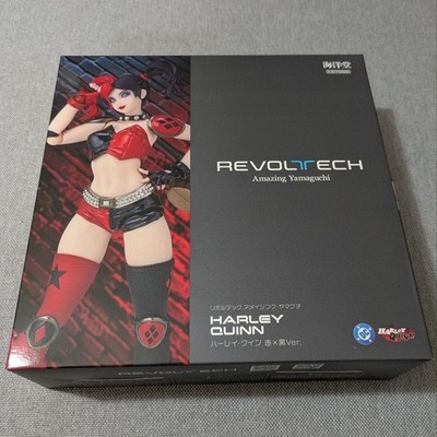Revoltech Amazing Yamaguchi Harley Quinn Red Black Ver Figur KAIYODO aus Japan