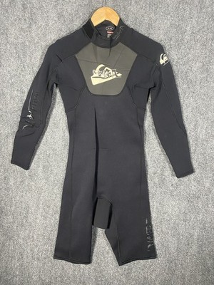Quiksilver Syncro 2/2 Hyperstretch Shorty Long Sleeve Wetsuit S /48 Black Surf