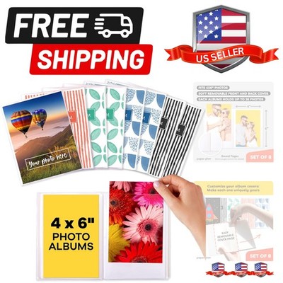 4x6 Photo Albums - Set of 8, by , Mini Albums, Each Can Hold Up To 36 Photos,...