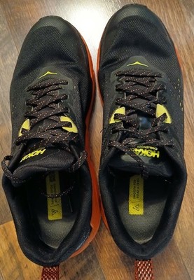 Hoka One One Challenger ATR 6 GTX EU 43.5 US 9.5 Black Orange trail run hike