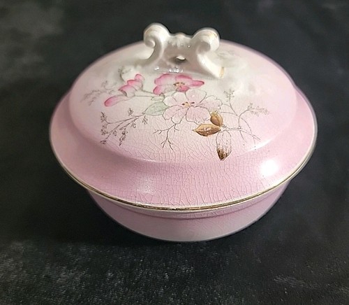 Antique Burgess & Campbell Ironstone 3-Piece Soap Dish Lid Insert Late 1800s - Picture 2 of 6