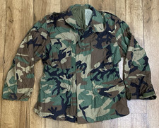 USGI M-65 Field Jacket Large Regular Woodland Camo BDU Cold Weather Army Coat