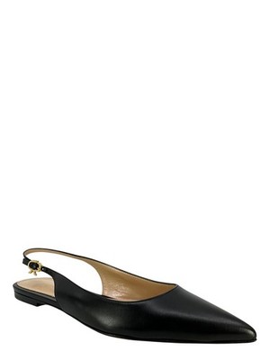 Gianvito Rossi Robbie Leather Slingback Flats Size 8 NEW