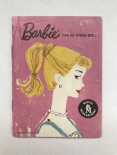 1958 Mattel Barbie Original Teenage Fashion Model Catalog. Fashionista