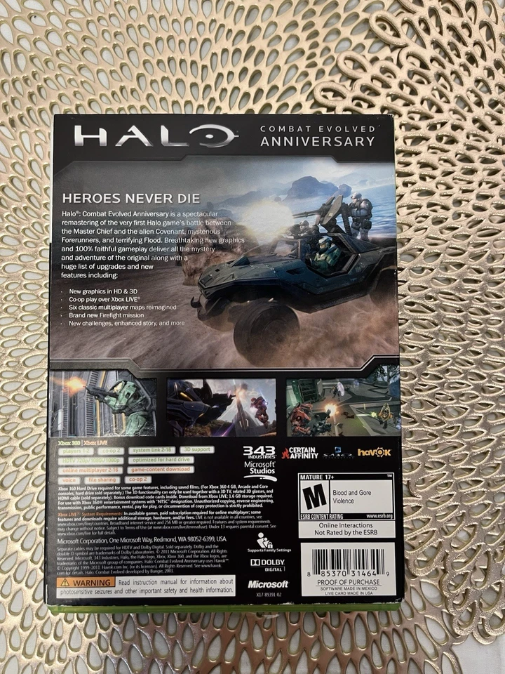 Halo Combat Evolved Anniversary Xbox 360 Game - Image 2 of 4