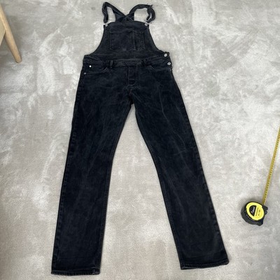 Edwin W' Boyfriend Overall Latzhose W28 schwarz Denim