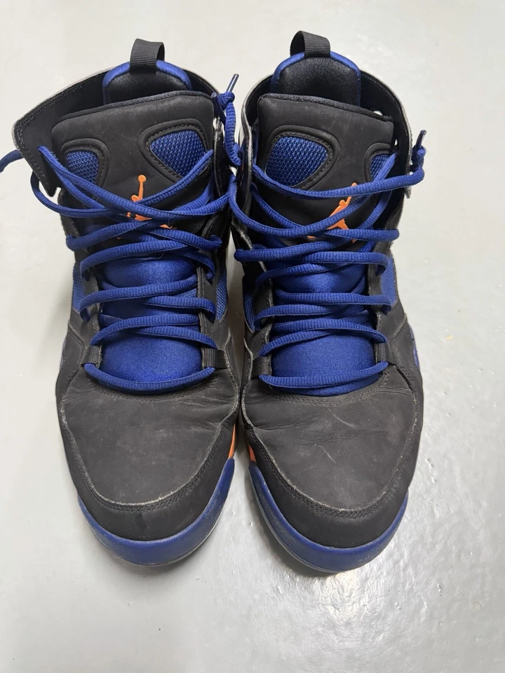 Nike Air Jordan Flight Club 91 Zapatos Negro Naranja Azul 555475-046 Para hombres Talla 11 Foto 4 de 4