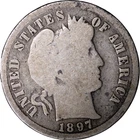 1897-S 10c Barber Dime ~ Good