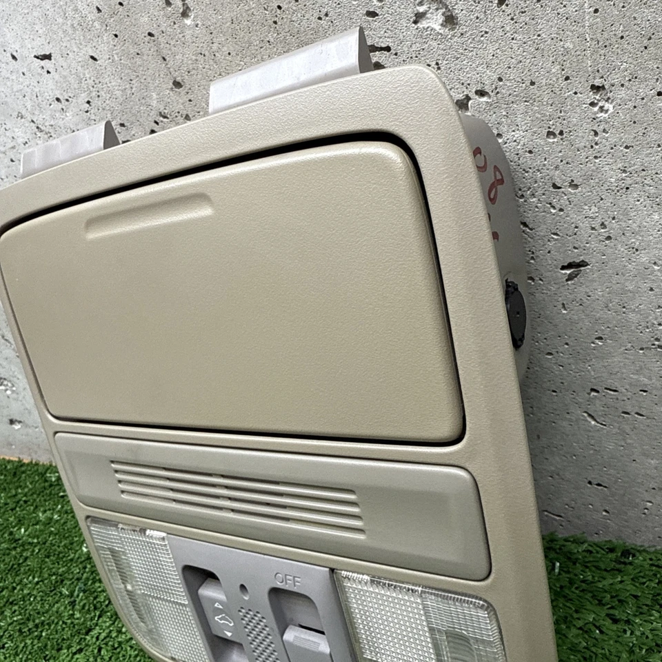 08-12 Honda Accord Overhead Dome Light Sunroof Console Assembly Domelight  TAN - Image 4 of 4