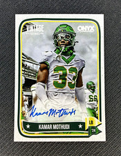 2024 Onyx Vintage Kamar Mothudi On Card Auto Oregon Ducks Rookie Autograph. rookie card picture