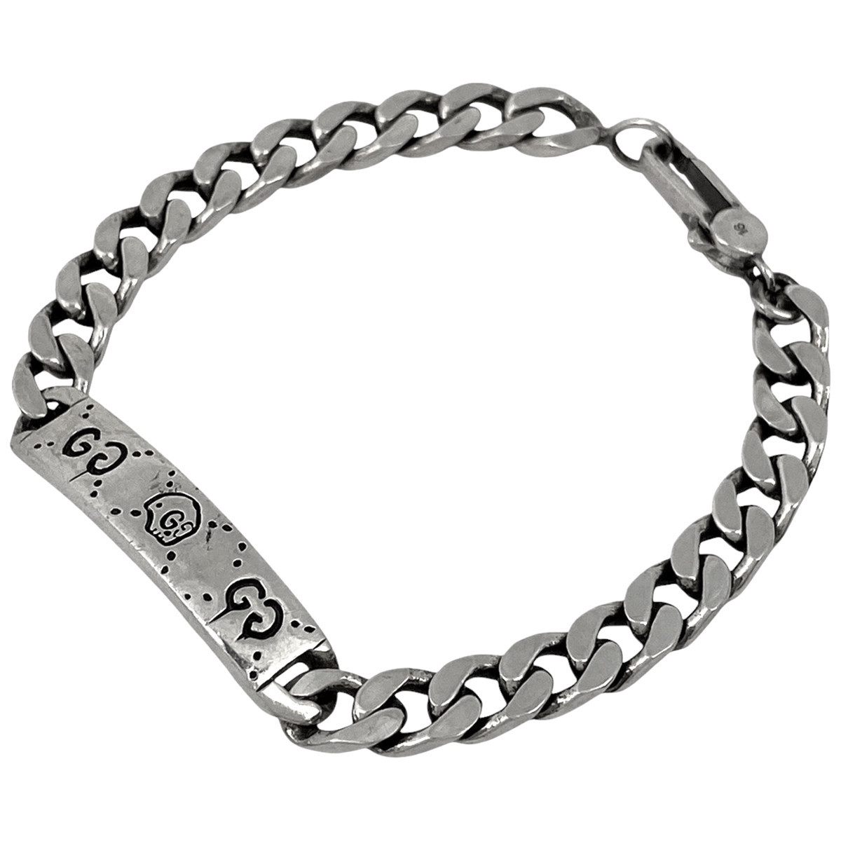 GUCCI Gucci Ghost Chain Bracelet Plate GG Skull Bracelet GUCCI Gucci Ghost Chain Bracelet Plate GG Skull Bracelet