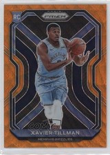 2020-21 Panini Prizm Orange Wave Prizm 52/60 Xavier Tillman #299 u5u