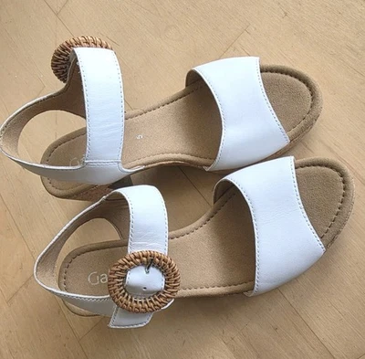 Gabor gr 37 1/2 Damen Pumps Sandalen Sandaletten Samtchevreau Absatzhöhe 4,5 TOP - Bild 1 von 4