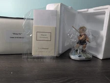 *Goebel Berta Hummel HANG ON 2003 Figurine BH225 Boy W/ Fish Fishing Pole NIB