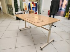 Horn Furniture Sewers Vision Adjustable Height Sewing Table