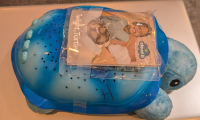 Cloud b Calming Nightlight Star Projector Color Changing Twilight Turtle Blue