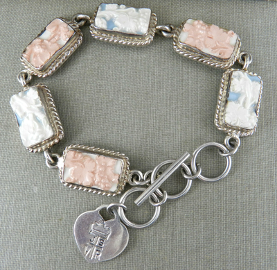 JSVR Jacqueline Smiley 950 Sterling Silver Vintage Revival Pastel