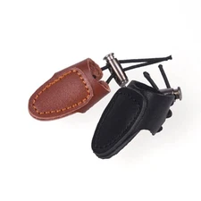 Breathable Leather Thumb Ring Finger Guard Tab for Enhanced Finger  for
