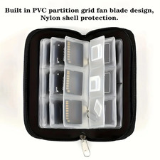 Memory Card Storage Case 22 Slots SD CF Micro SD SDHC MS XD Card Holder Bag