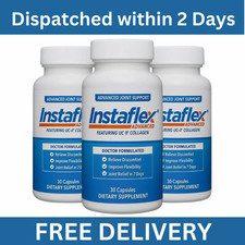 Pack of 3 Instaflex Advanced Joint Support Supplement 30 Capsules New Exp 2027
