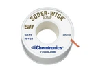 Chemtronics 50-4-25 - Solder Wick, Rosin SD, 0.110' x 25 ft Roll, #4, Blue Label