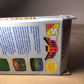 Tecmo Bad News Baseball Nintendo NES 1990 Multiplayer Original Box Sleeve 